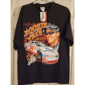 Chase Authentics NWT VTG Kevin Harvick Nascar Rookie Of The Year T-shirt